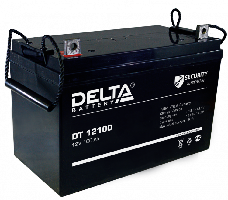 Аккумулятор delta dtm 12100