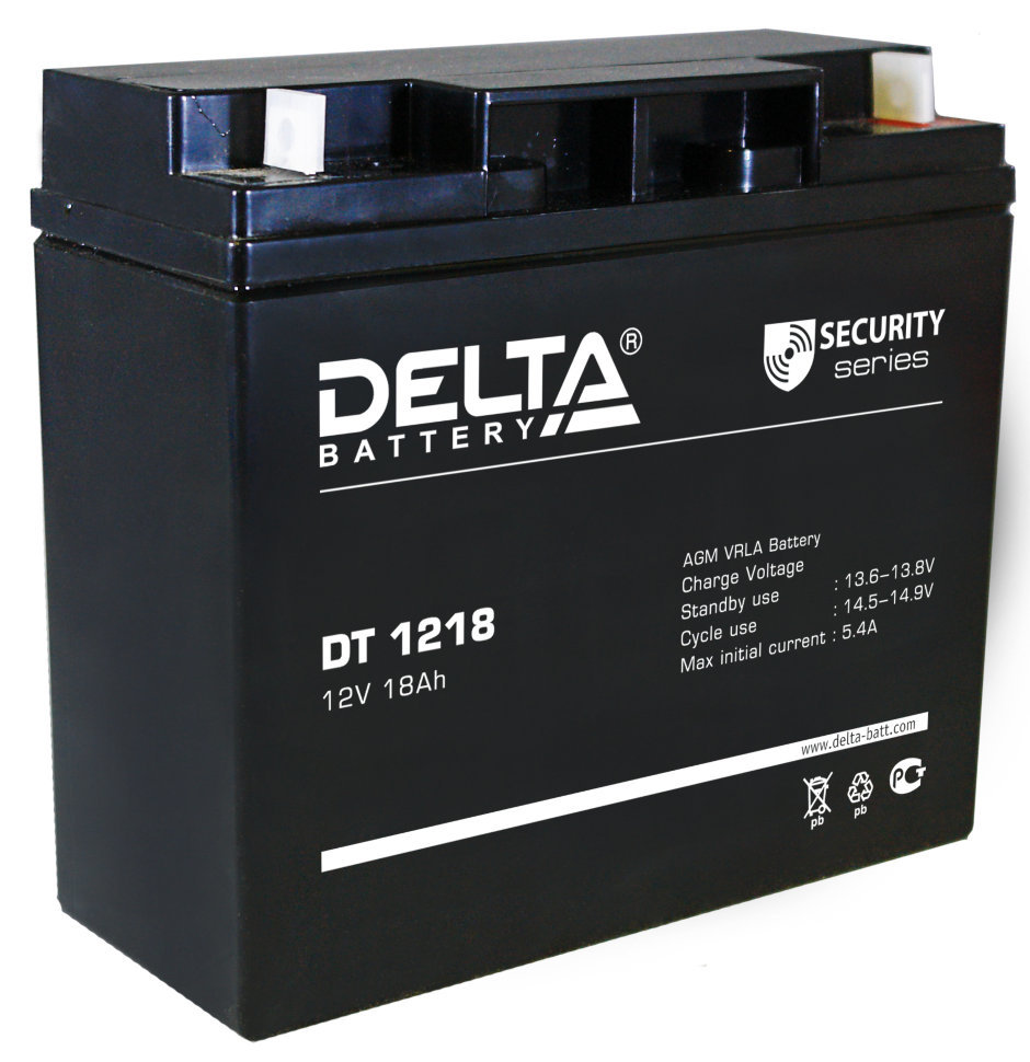 Аккумулятор delta 1218