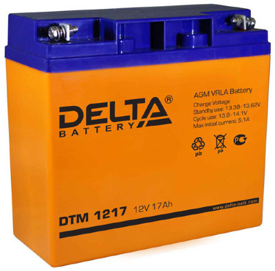 Аккумулятор Delta DTM 1217