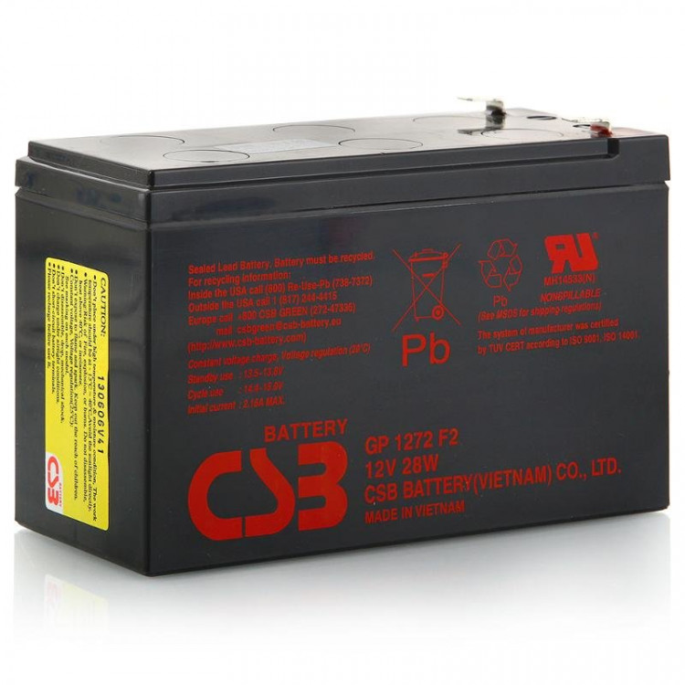 Аккумулятор csb gp 1272